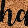 HomeRoots 24" X 36" Brown And Natural Fall Happy Fall Y'all Outdoor Coir Door Mat - 4 of 4