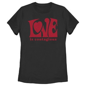 Women's Lost Gods Love Is Contagious T-Shirt - 1 of 4