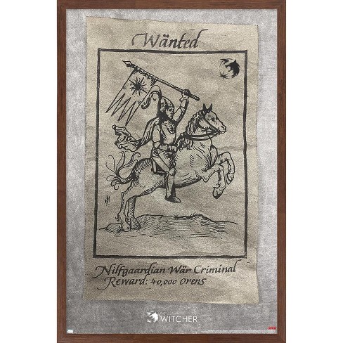 Trends International Netflix The Witcher Season 2 - Wanted War Criminal Framed Wall Poster Prints - image 1 of 4