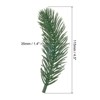 Unique Bargains Christmas DIY Decor Artificial Green Pine Needles Plant - 2 of 4