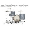 Ludwig Classic Oak 3-Piece Downbeat Shell Pack With 20" Bass Drum - 2 of 3