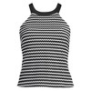 Lands' End Women's Crochet High Neck Tankini Top - 3 of 4