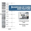 Galvanized Wire Fence, Livestock Fence Garden Fencing Roll, Heavy Zinc Poultry Netting for Goat Deer - 4 of 4