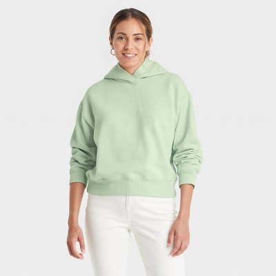 green hoodie women