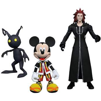 Diamond Comic Distributors, Inc. Kingdom Hearts Select Action Figure Set - Mickey, Axel & Shadow