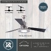 VAXCEL Clara 52 In. Brushed Nickel Ceiling Fan with Crystal LED Light Kit and Remote - 4 of 4