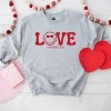 S.W.Smiley Love Smile -  Women's Graphic Sweatshirt - 2 of 4
