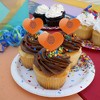 Lincoln University PA Primary Logo Heart Love Cupcake Picks Toppers Decoration Set of 6 - 4 of 4