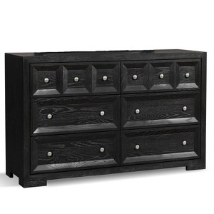 american furniture classics dresser American Furniture Classics Model 2171, Solid Pine Entertainment Dresser  with Six Drawers and Two Component Areas in Honey