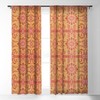 Sewzinski Boho Florals Single Panel Sheer Window Curtain - Society6 - 2 of 4