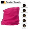 Unique Bargains Breathable Elastic Moisture Absorption Sport Neck Gaiter Face Masks 2 Pcs - 4 of 4
