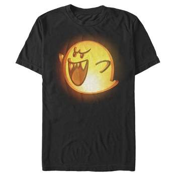 Men's Nintendo Halloween Boo Pumpkin T-Shirt