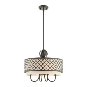Livex Lighting Arabesque 4 - Light Chandelier in  English Bronze - 1 of 1
