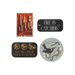 The Hunger Games: Assorted Stickers - Sticker Set of 4 - by  Out of Print (Hardcover) - 1 of 1