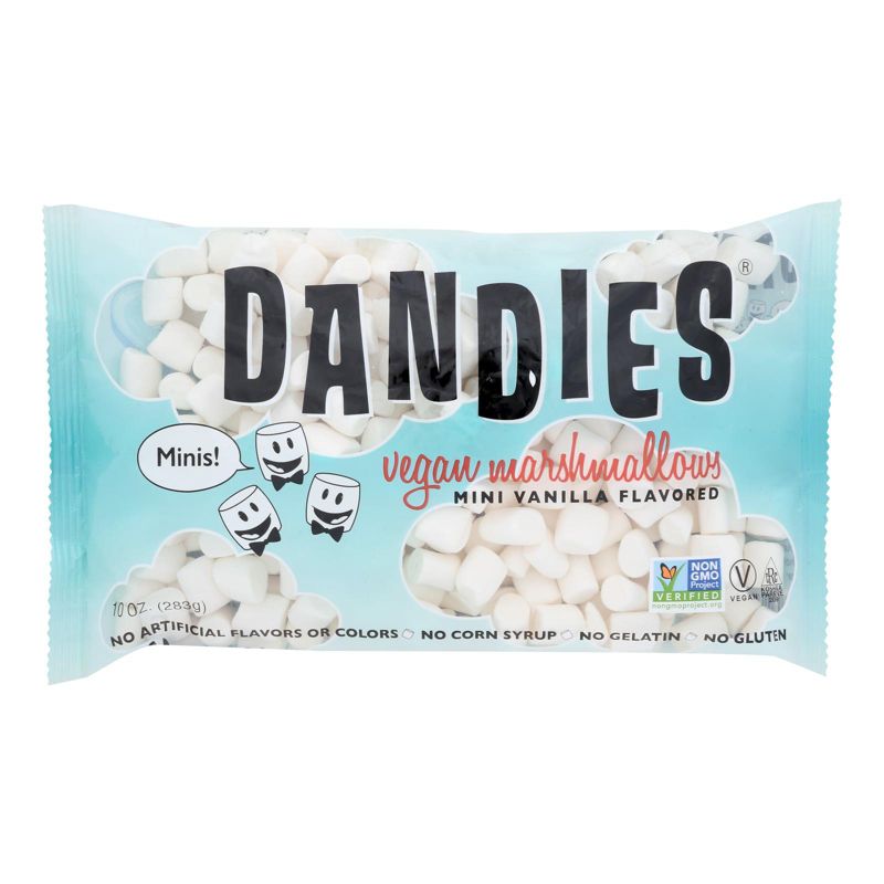 Dandies Vegan Mini Vanilla Flavored Marshmallows - Case of 12/10 oz, 2 of 8