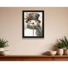 HomeRoots Old World Frosty The Snowman Black Framed Wall Art - 2 of 4