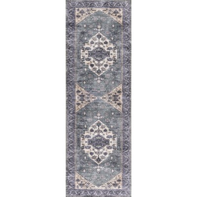Nourison Washable Brilliance Medallion Indoor Rug