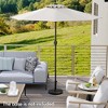 Tangkula Outdoor Patio Umbrella Modern Table Umbrella w/8 Heavy Duty Ribs Sun-proof - 2 of 4