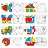 Quercetti Fantacolor Junior - 48pc Color Matching Mosaic Pegboard Game, Kids 2+ - 3 of 4