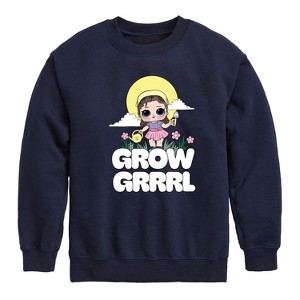 Boys' - LOL Surprise! - Grow Grrrl Graphic Long Sleeve Fleece Sweatshirt - 1 of 4