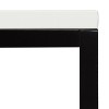 Kate and Laurel Truss Rectangle Wood Pub Table, 48x24x36, White and Black - 3 of 4