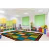 Alphabet Grid Classroom Rug – Calm & Cozy A to Z Learning Rug for Kids, Rectangle - 4 of 4