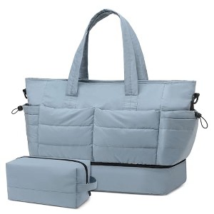 Generic 50L Travel Duffel Bag for Women, Weekender Overnight Bag W/Toiletry Bag - 1 of 4