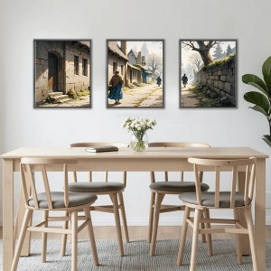 Floral Canvas Wall Art with Strong Artistic and Visual Aesthetics,3 - Pieces - 1 of 4