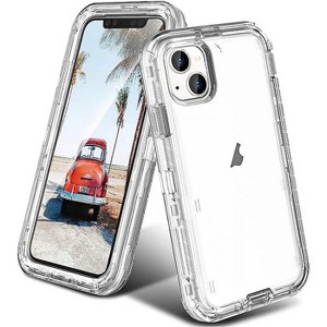 Entronix Case Compatible with iPhone 15 - [Clear] Triple-Layer Heavy Duty Protection - 1 of 4