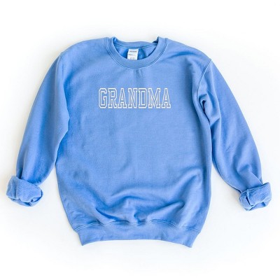 Simply Sage Market Women's Graphic Sweatshirt Embroidered Grandma Outline