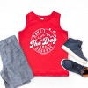 The Juniper Shop SmileyWorld Have The Day You Deserve Circle Youth Tank Top - 3 of 4