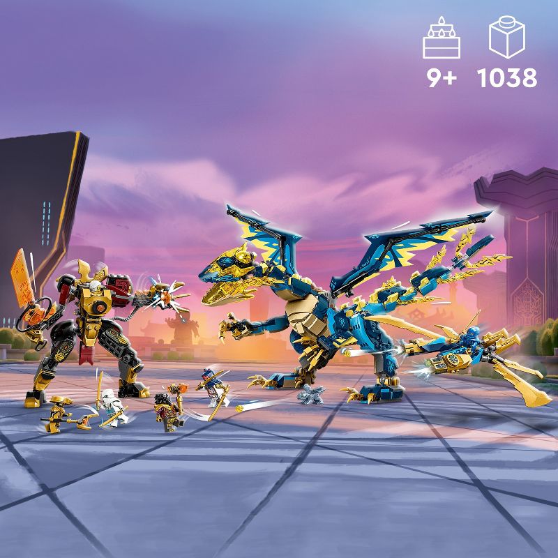 LEGO NINJAGO Elemental Dragon vs. The Empress Mech Dragon Building Toy Set 71796, 3 of 8
