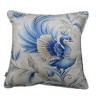 Cushion F&H Velvet Exotic Bird Blue - 3 of 3