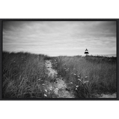 Amanti Art Nantucket Lighthouse by Aledanda Canvas Wall Art Print Framed 23 x 16-in.