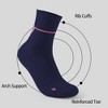 Anna-Kaci Women's 6pk Professional Athletic Socks - Ankle-Length Sports Socks with Elastic Cuff & Reinforced Design for Running & Gym - 3 of 4