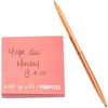 Paper Junkie 6 Pack Sticky Notes with Inspirational Quotes, 6 Colors Memo Notepads, 3.2 x 3.2 in - image 2 of 4
