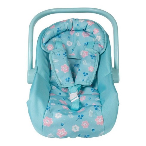 Adora Baby Doll Car Seat Blue Flower Power Target