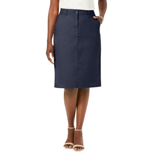 Navy pencil skirt discount target