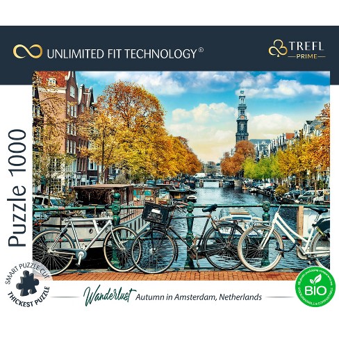 Trefl Wanderlust: Autumn in Amsterdam Netherlands Jigsaw Puzzle - 1000pc