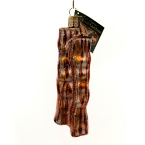 Old World Christmas 4.5 Inch Bacon Strips Tree Ornament , Ornament Food Pork (1PC) - 1 of 2
