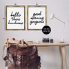 Stupell Industries Handsome & Gorgeous Greetings, 31" x 25" - 3 of 4