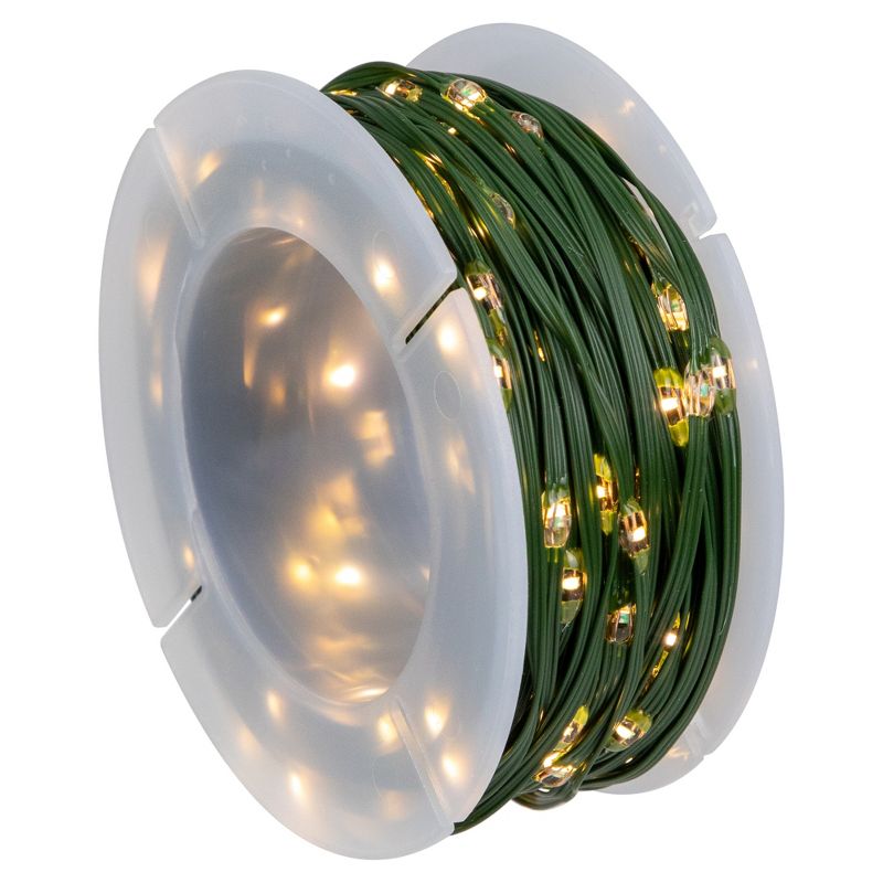Northlight 200ct Multi-Function Warm White Christmas Fairy Lights, 64.5ft Green Wire, 2 of 6