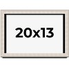 PosterPalooza | Minimalist Shadow Box Silver Picture Frame - UV Acrylic, Backing Board, Hanging Hardware - 2 of 4