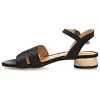 Journee Signature Women's Genuine Leather Starlee Sandals - 2 of 4