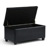 NicBex 33.3" Storage Bench Rectangle Footstool Small Ottoman Bench for Bedroom, Entryway - 3 of 4