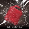 Vena For Apple AirTag Holder, AirTag Keychain iP56 Water Resistant, AirTag Case Cover For Pet Dog Cat Collar Luggage Kids Elderly Backpack - Red - 2 of 4