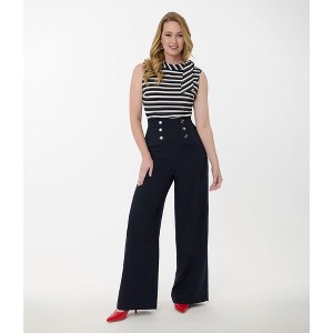Smak Parlour Women's Wide Leg Sailor Pants - 1 of 4