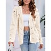 Whizmax Women's Crochet Cardigan Lightweight Long Sleeve Hollow Out Kint Outwear Sweater Light Apricot L - 4 of 4