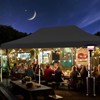 Costway 10 x 20FT Pop up Canopy  Outdoor Canopy Tent with 6 Sidewalls Carrying Bag Blue/Black/Gray/White/Pink - 4 of 4