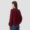Women's Long Sleeve High Neck Button-Front Top - Universal Thread™ - 2 of 3